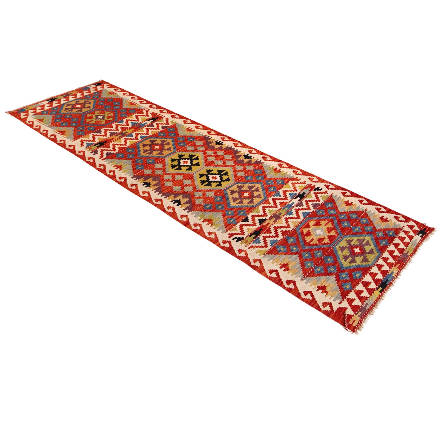 Vegetable Kilim Runner 2' 9" x 10' 0" (ft) - No. P36405