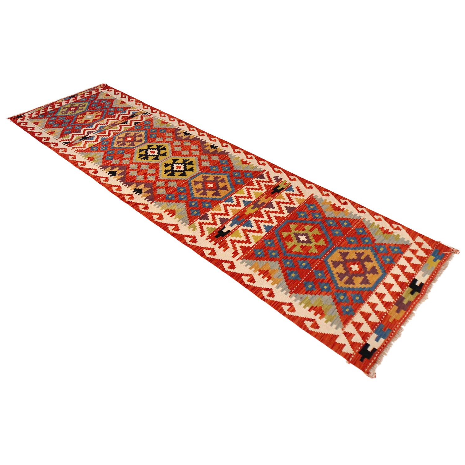 Vegetable Kilim Runner 2' 9" x 10' 0" (ft) - No. P36405