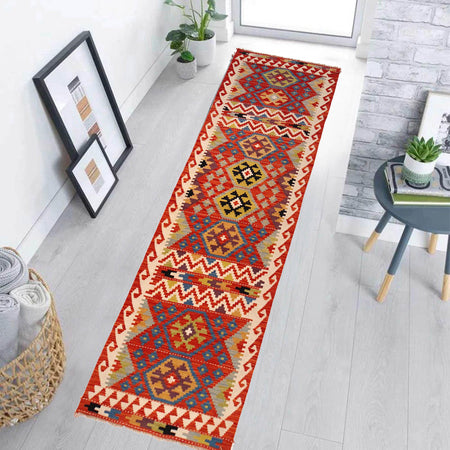 Vegetable Kilim Runner 2' 9" x 10' 0" (ft) - No. P36405