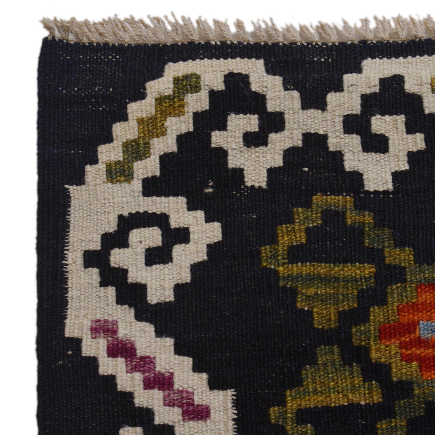 Handmade Vegetable Kelim 6' 9" x 9' 9" (ft) - No. P36406