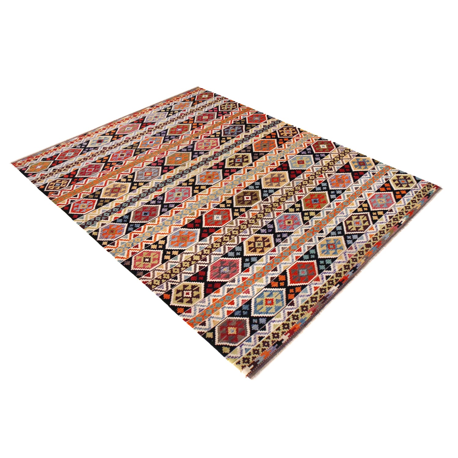 Handmade Vegetable Kelim 8' 8 x 12' 0 (ft) - No. P36408