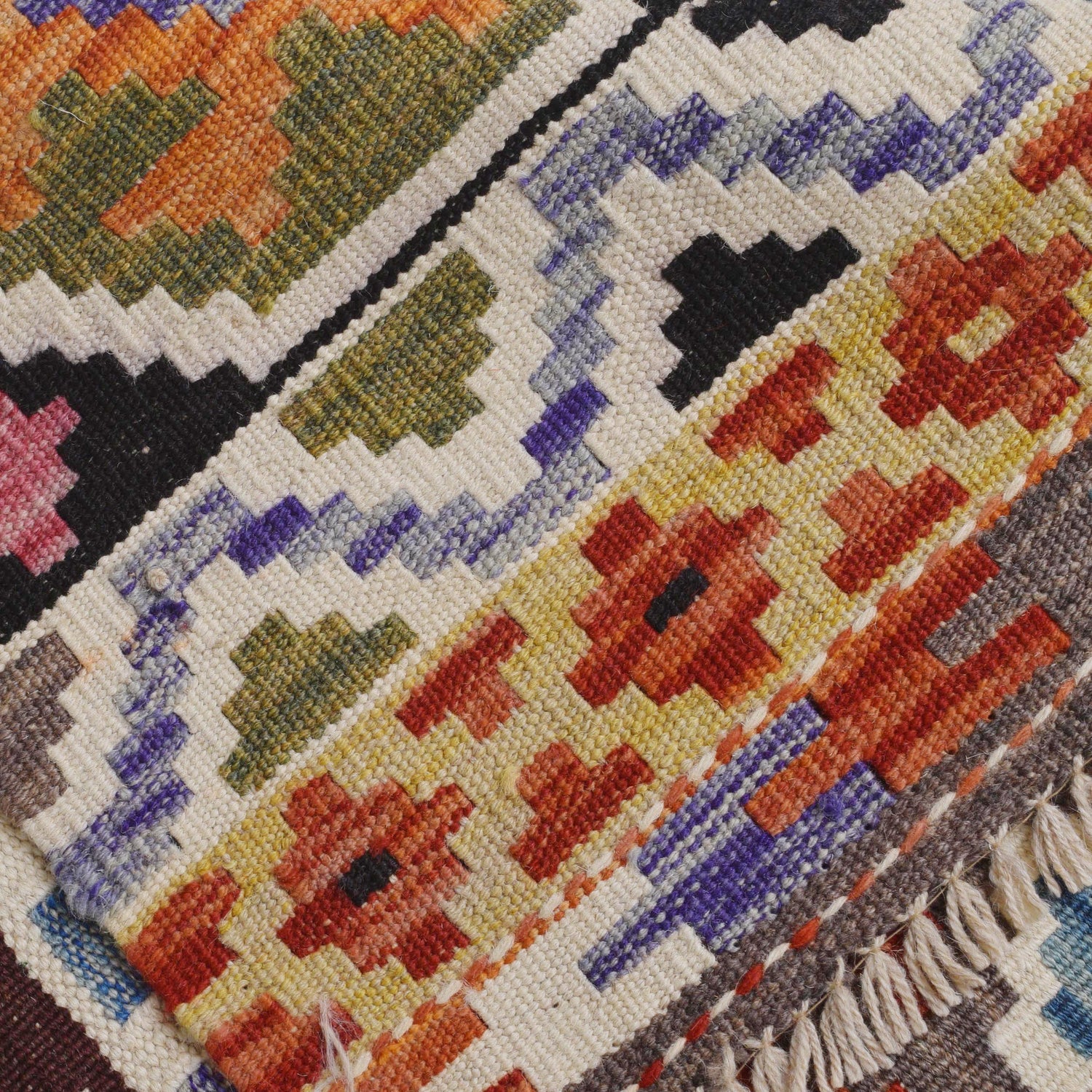 Handmade Vegetable Kelim 8' 8 x 12' 0 (ft) - No. P36408