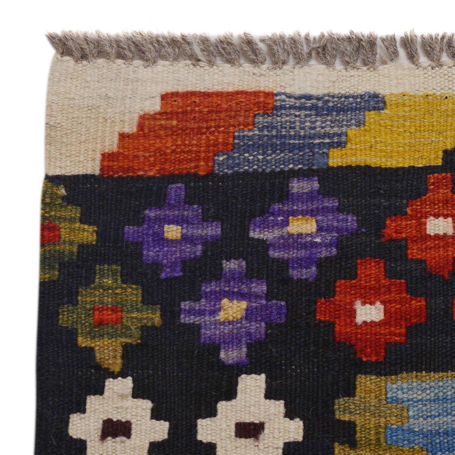 Handmade Vegetable Kelim 5' 6" x 7' 5" (ft) - No. P36412