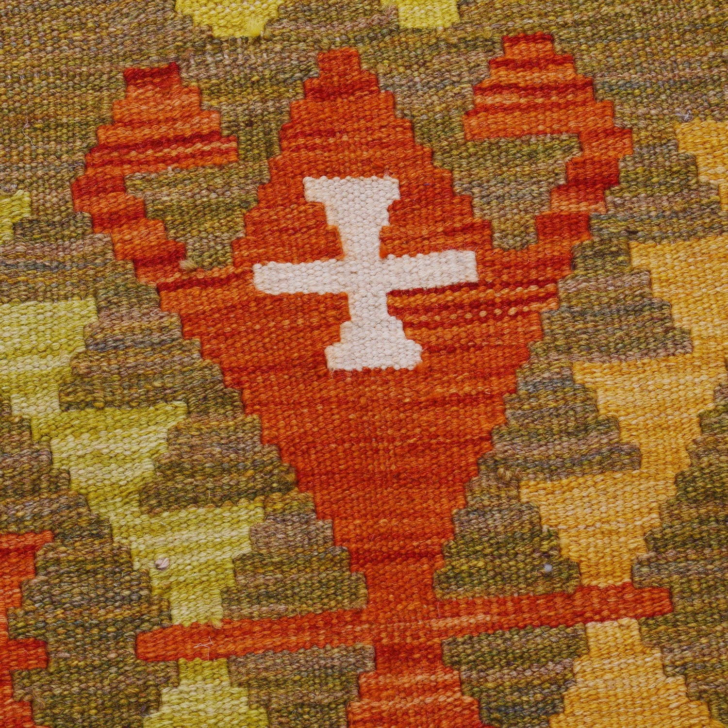 Handmade Vegetable Kelim 5' 6" x 7' 5" (ft) - No. P36412