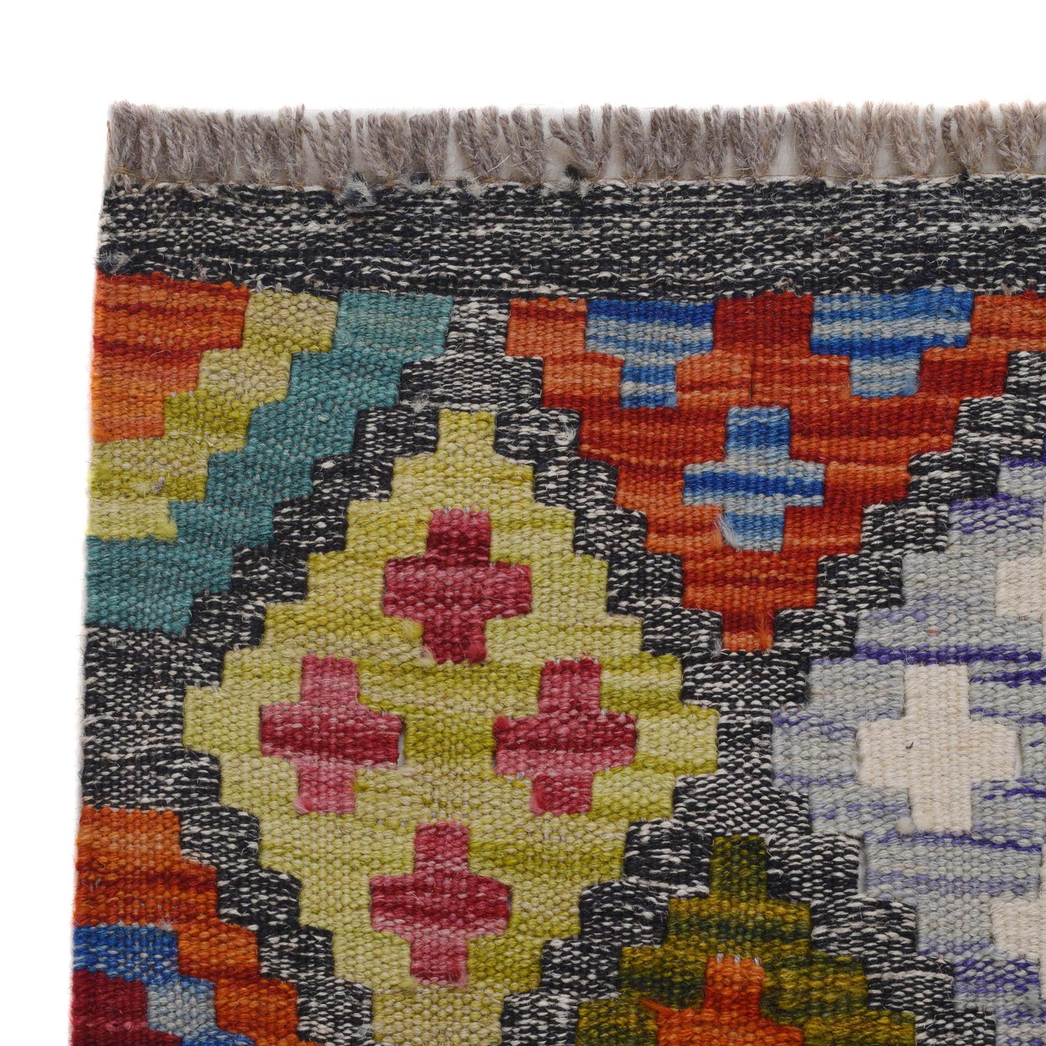 Handmade Vegetable Kilim 5' 7" x 7' 10" (ft) - No. P36413