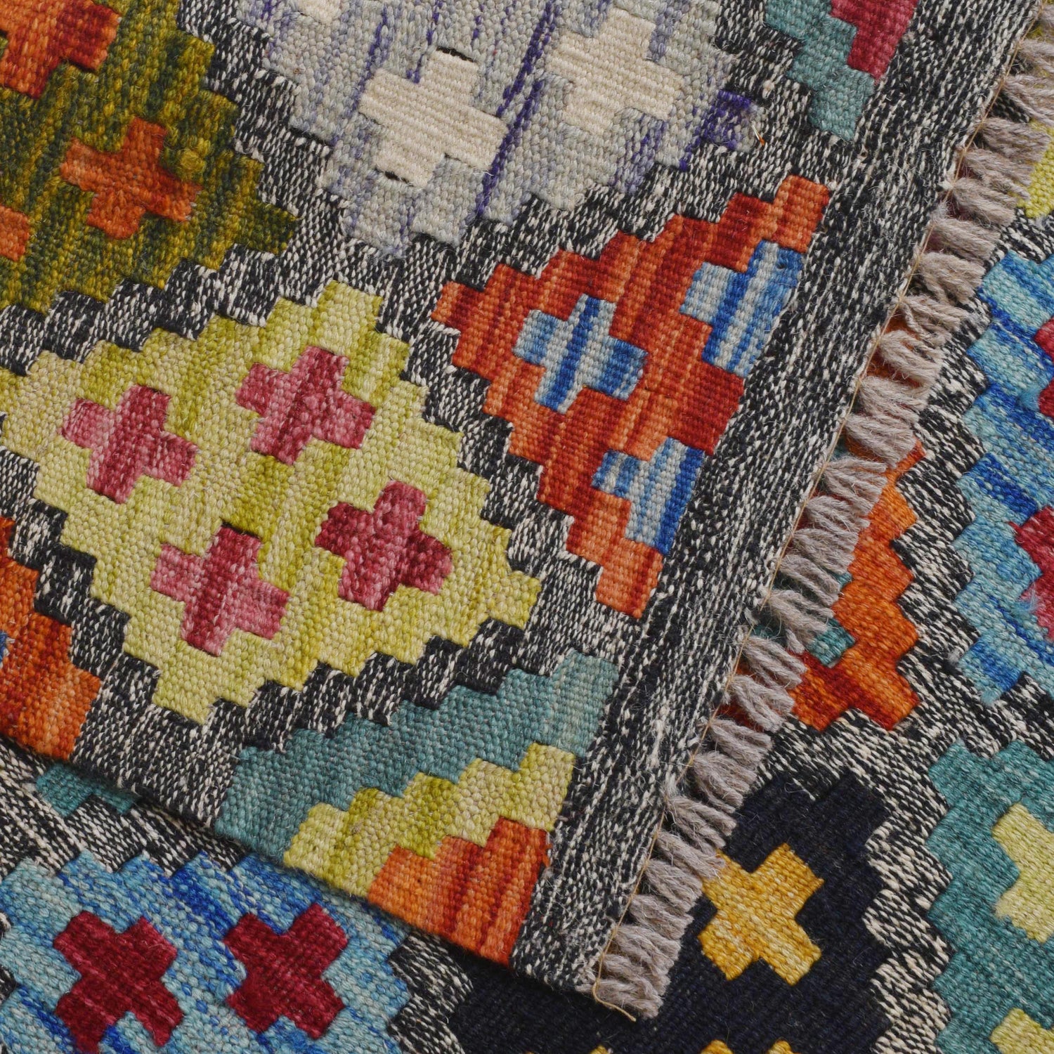 Handmade Vegetable Kilim 5' 7" x 7' 10" (ft) - No. P36413