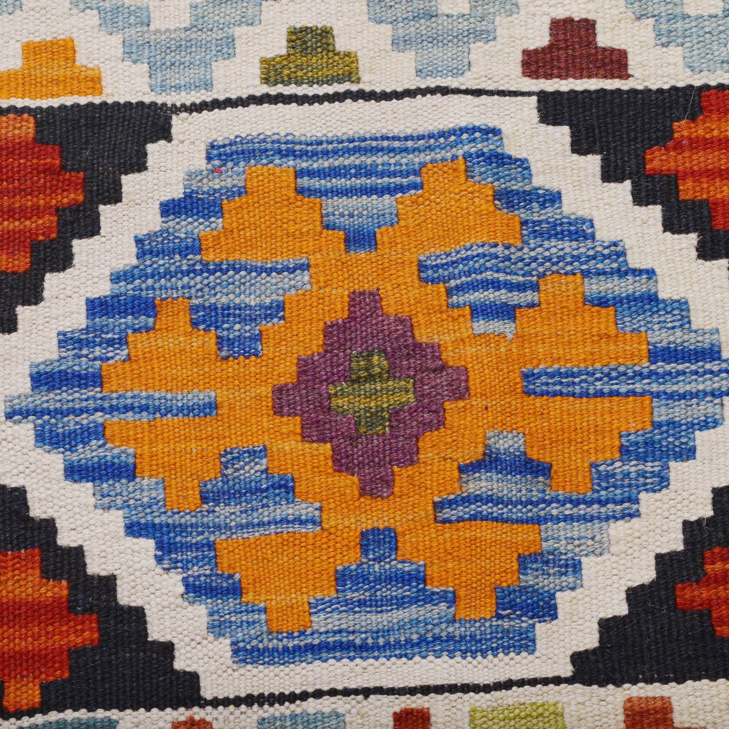 Handmade Vegetable Kilim 6' 7" x 9' 8" (ft) - No. P36414