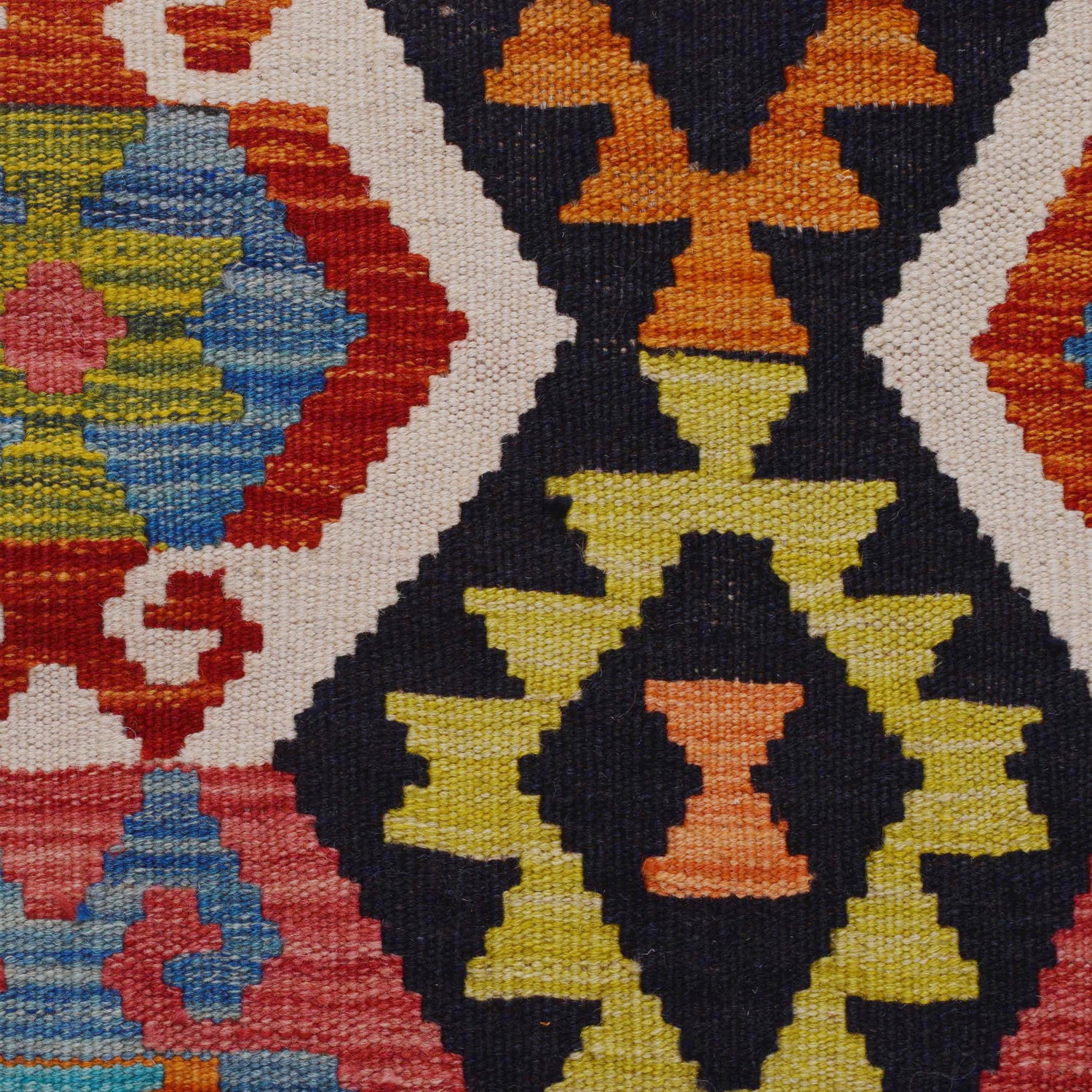 Handmade Vegetable Kelim 4' 1" x 6' 7" (ft) - No. P36418