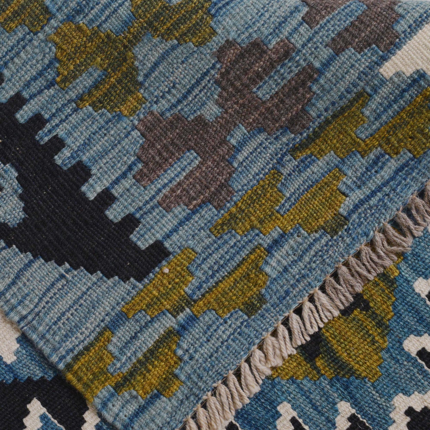 Handmade Vegetable Kelim 5' 10" x 8' 2" (ft) - No. P36421