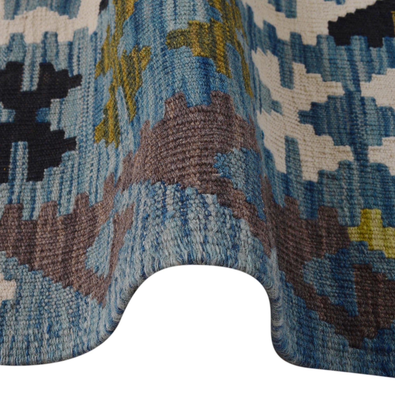 Handmade Vegetable Kelim 5' 10" x 8' 2" (ft) - No. P36421