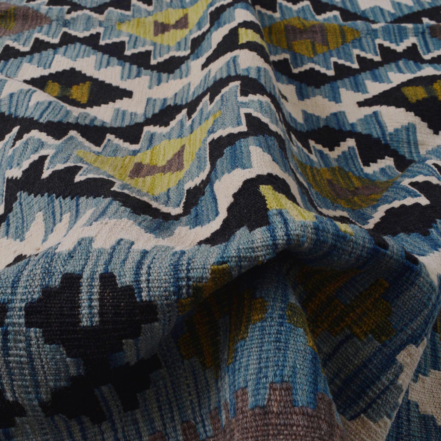 Handmade Vegetable Kelim 5' 10" x 8' 2" (ft) - No. P36421