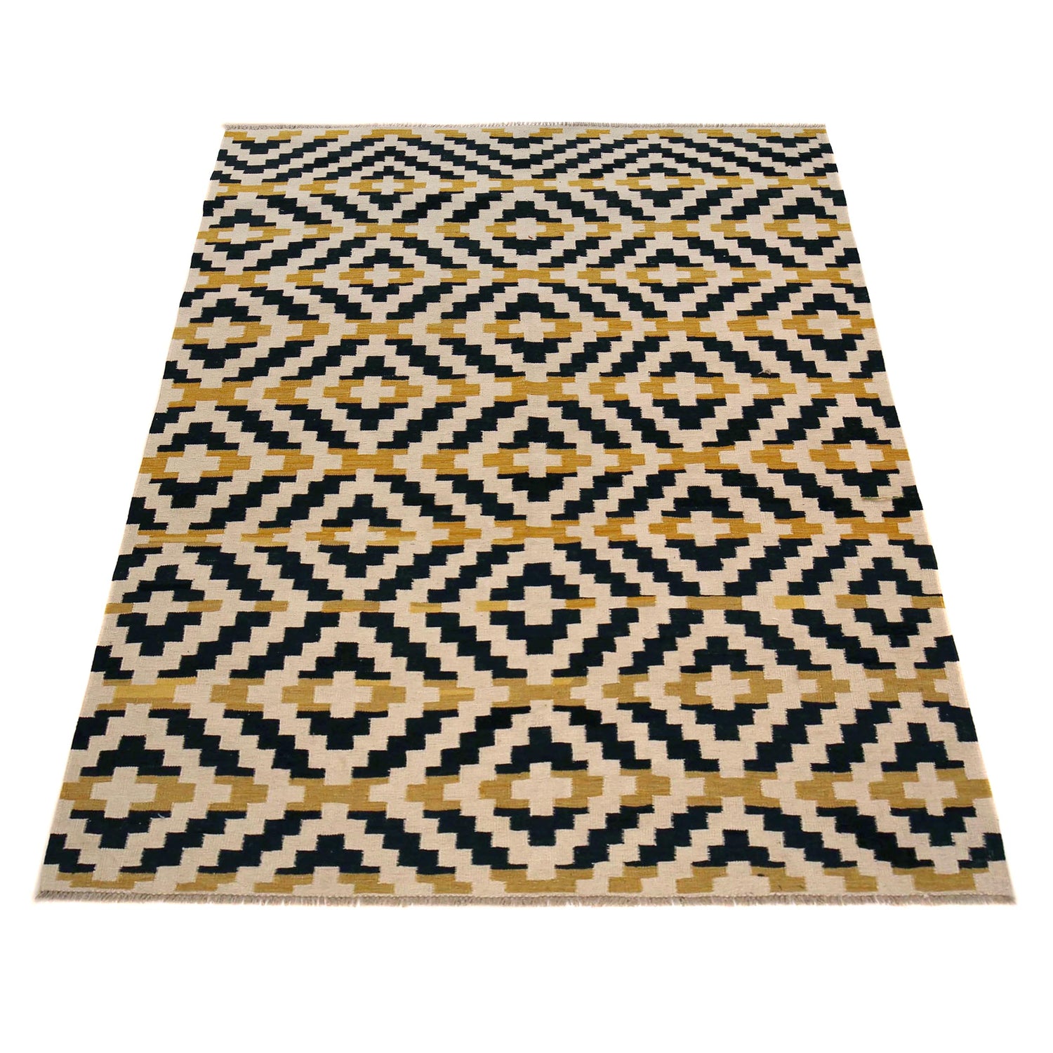 Handmade Vegetable Kilim 5' 10" x 8' 1" (ft) - No. P36423