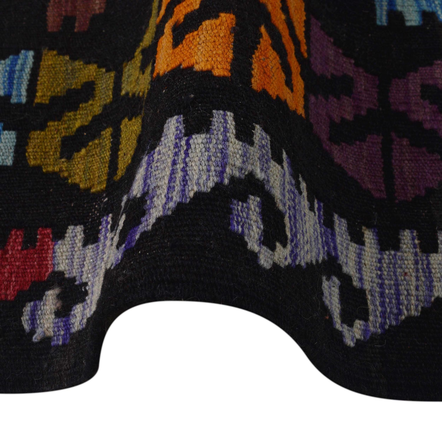 Handmade Vegetable Kelim 5' 11" x 8' 4" (ft) - No. P36424