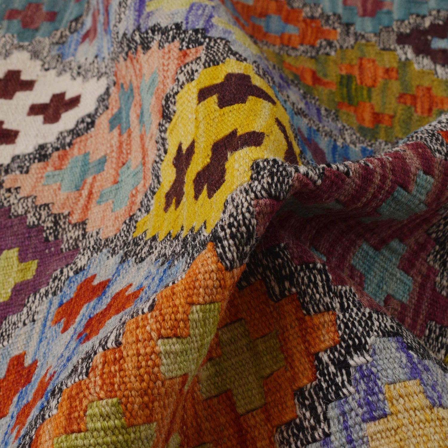 Handmade Vegetable Kelim 5' 7" x 8' 0" (ft) - No. P36426