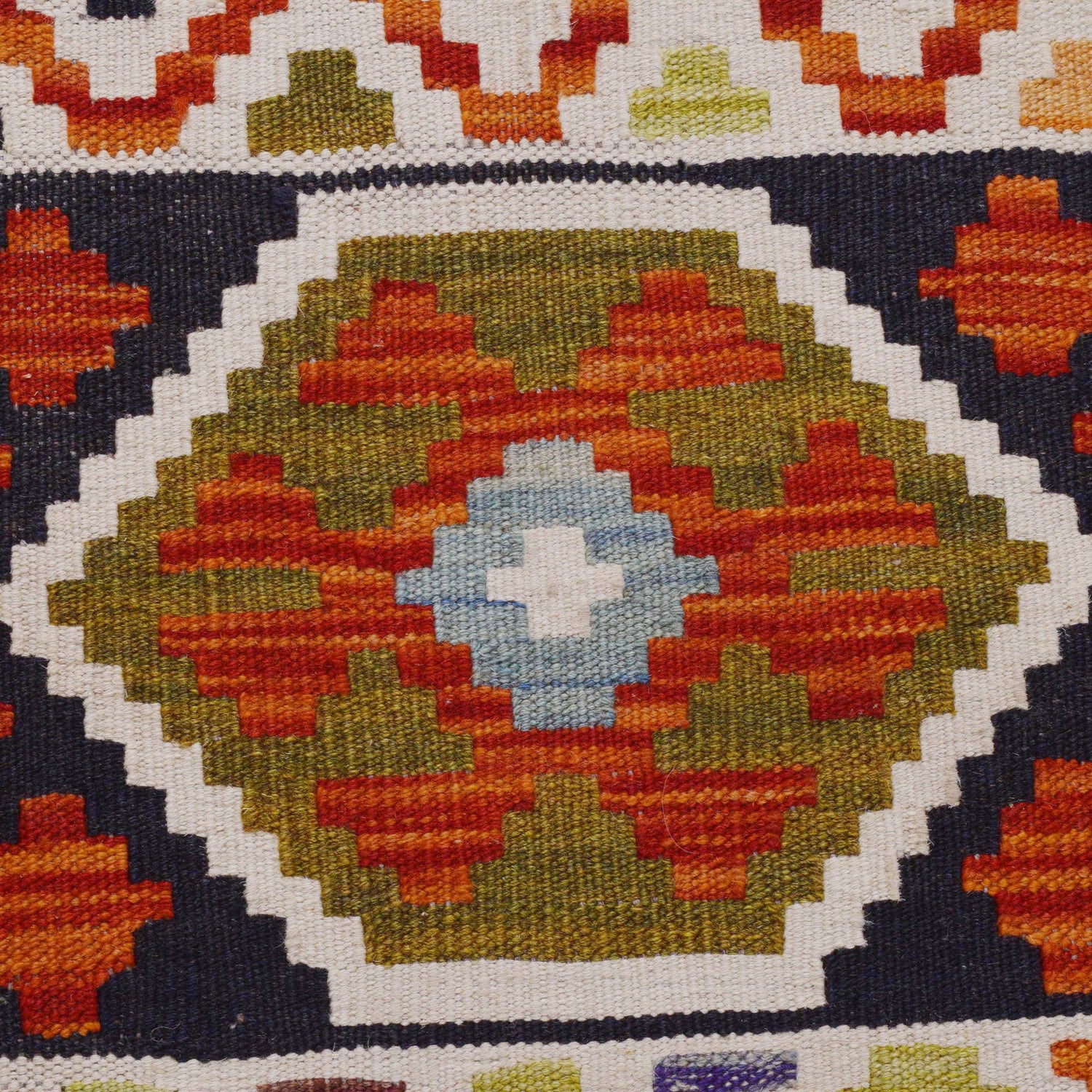 Handmade Vegetable Kilim 5' 1" x 7' 7" (ft) - No. P36432
