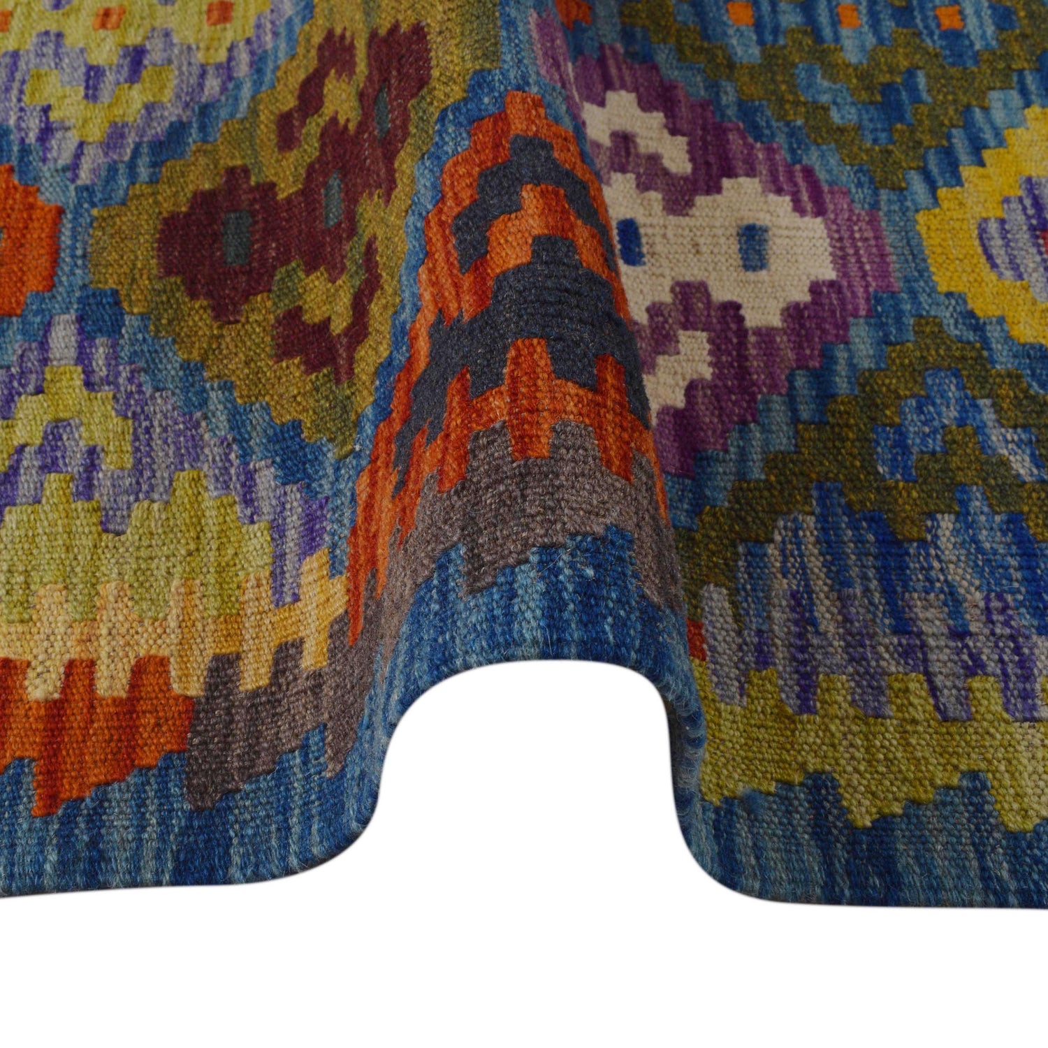 Handmade Vegetable Kelim 5' 8" x 8' 0" (ft) - No. P36433