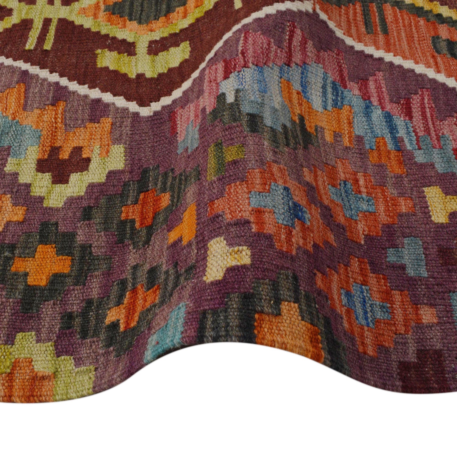 Handmade Vegetable Kelim 5' 9" x 8' 3" (ft) - No. P36436