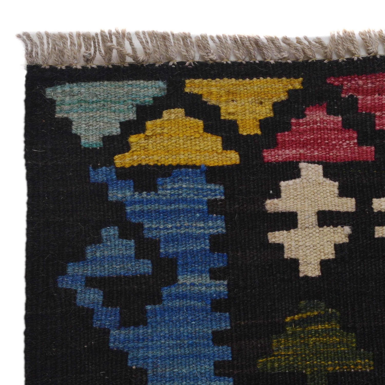 Handmade Vegetable Kelim 5' 2" x 6' 9" (ft) - No. P36437