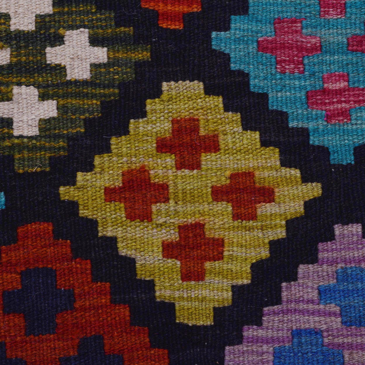 Handmade Vegetable Kelim 5' 2" x 6' 9" (ft) - No. P36437