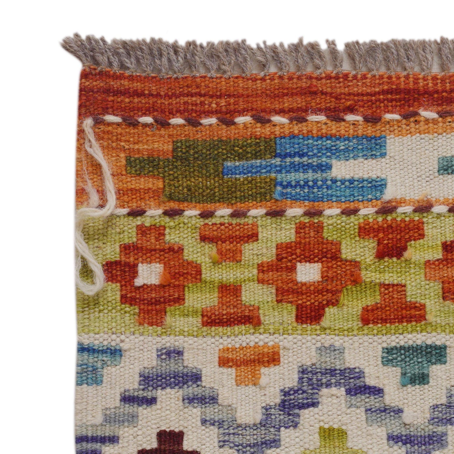 Handmade Vegetable Kilim 4' 11" x 7' 7" (ft) - No. P36438