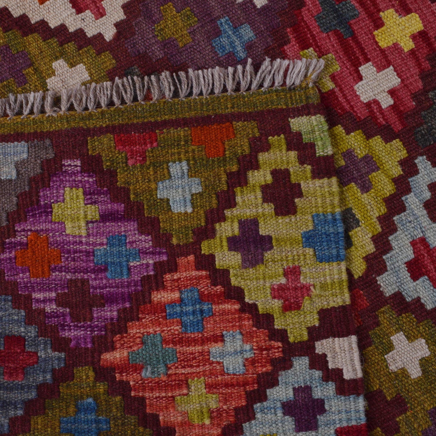 Handmade Vegetable Kilim 4' 2" x 6' 0" (ft) - No. P36445