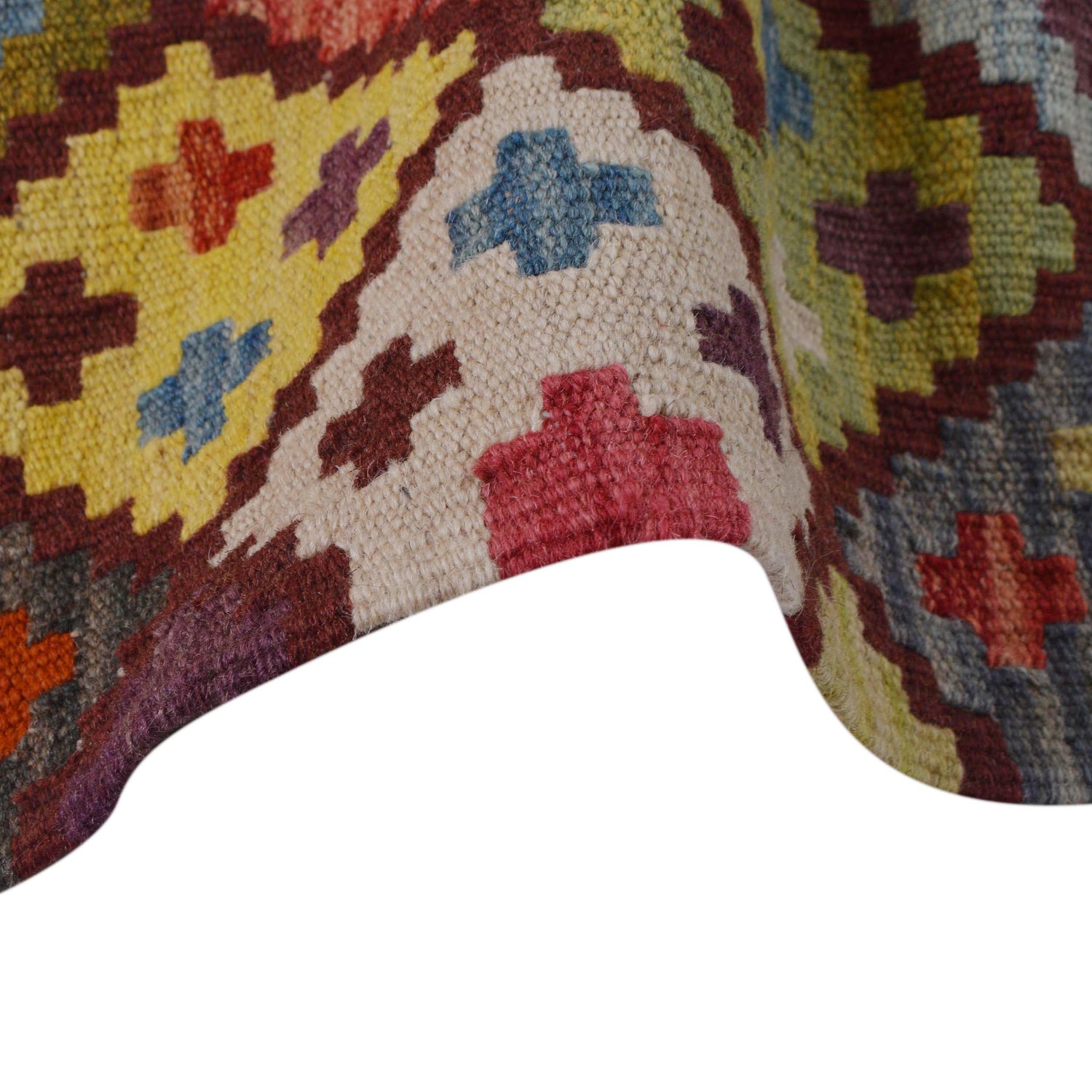 Handmade Vegetable Kilim 4' 2" x 6' 0" (ft) - No. P36445