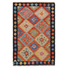 Handmade Vegetable Kilim 2' 9" x 4' 3" (ft) - No. P36447
