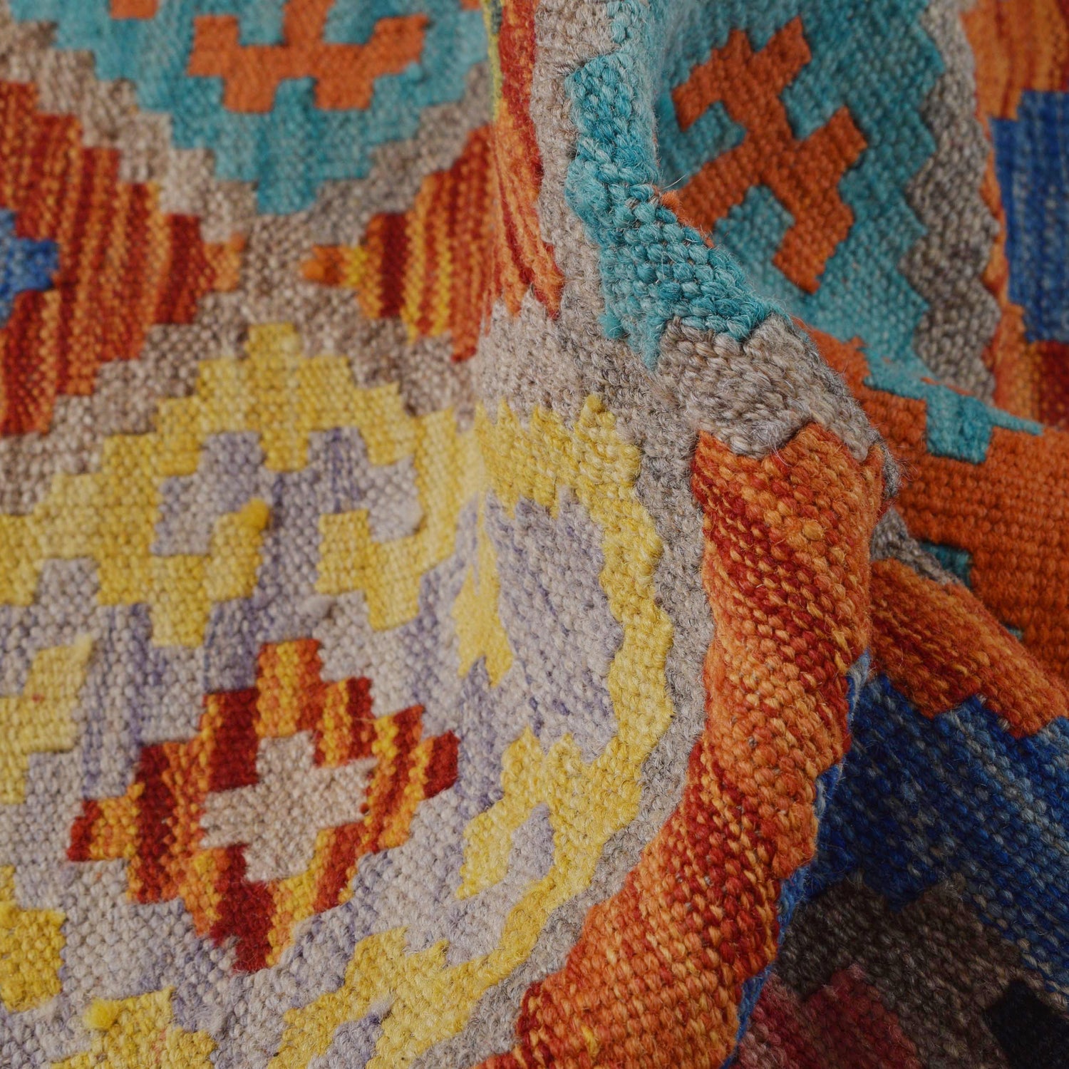 Handmade Vegetable Kilim 2' 9" x 4' 3" (ft) - No. P36447