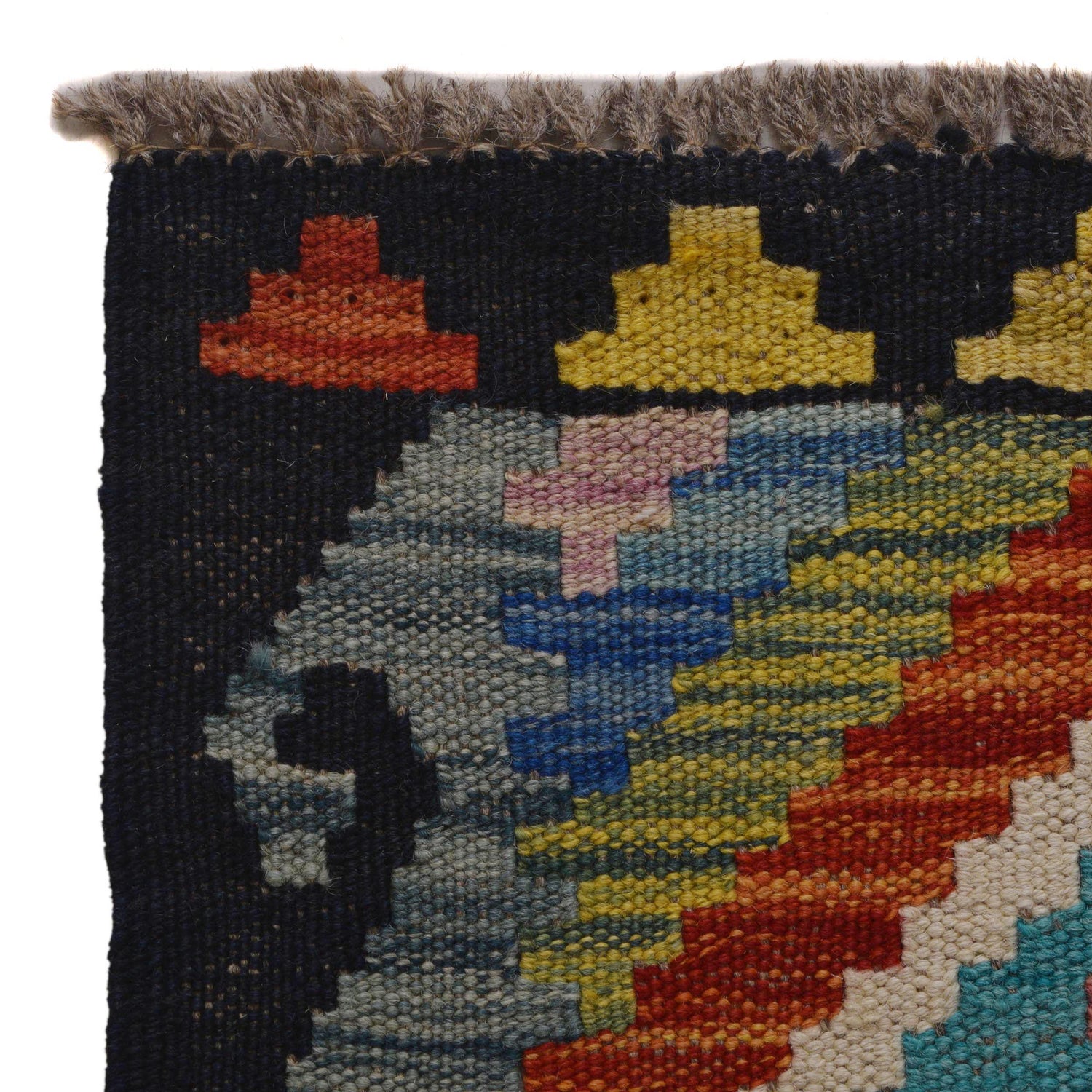 Handmade Vegetable Kelim 2' 9" x 4' 3" (ft) - No. P36448