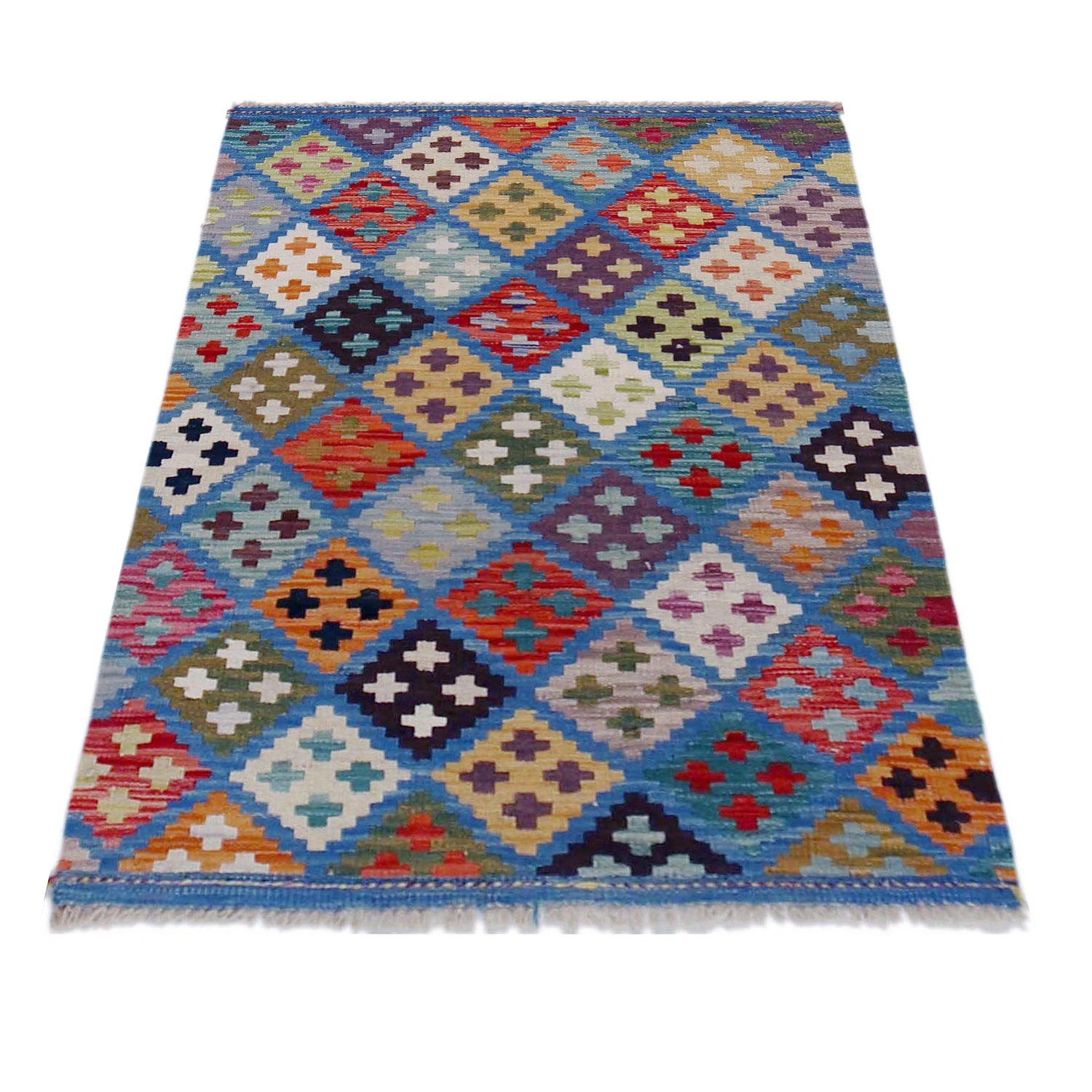Handmade Vegetable Kilim 2' 7" x 4' 0" (ft) - No. P36449