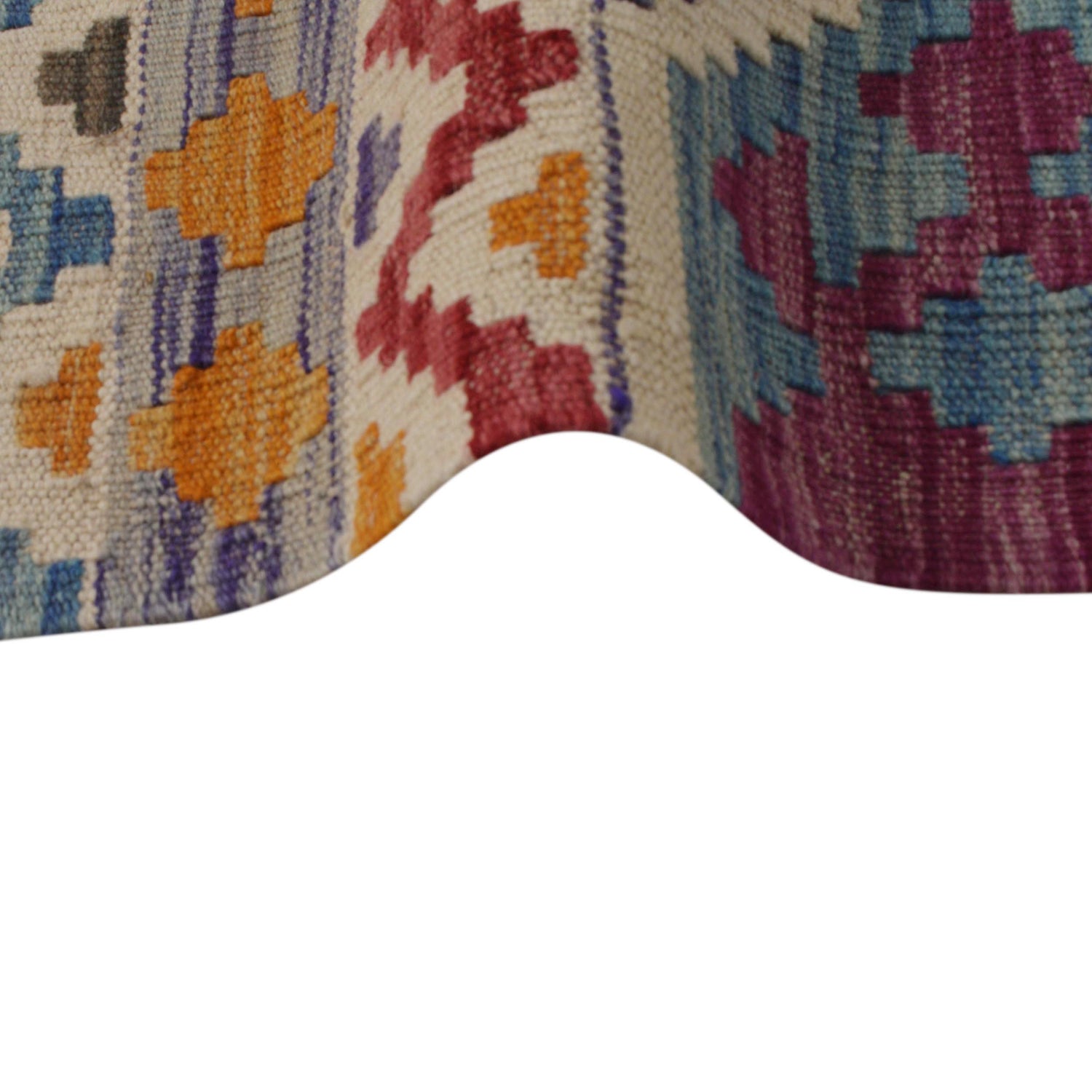 Handmade Vegetable KIlim 5' 0" x 6' 10" (ft) - No. P36454