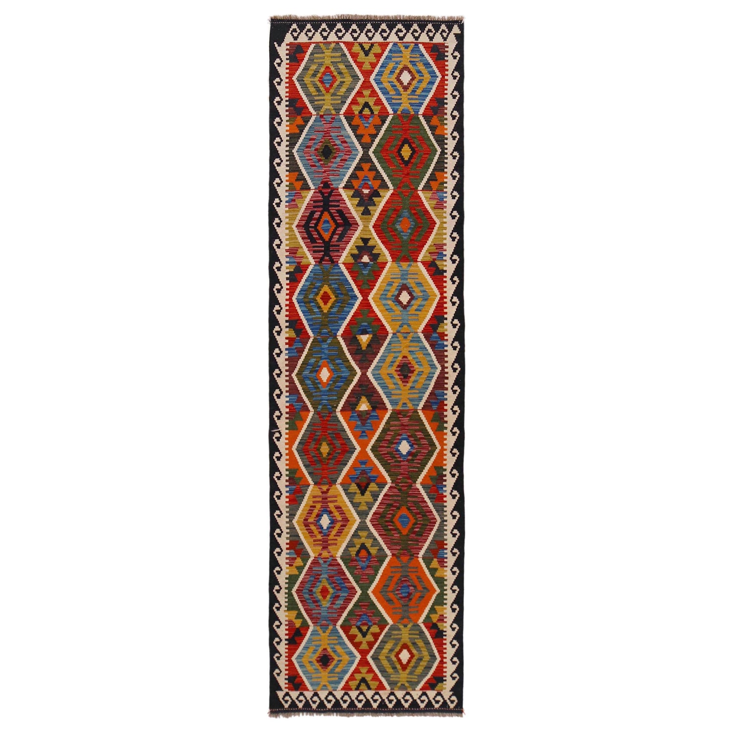 Vegetable Kilim Runner 2' 7" x 10' 0" (ft) - No. P36458