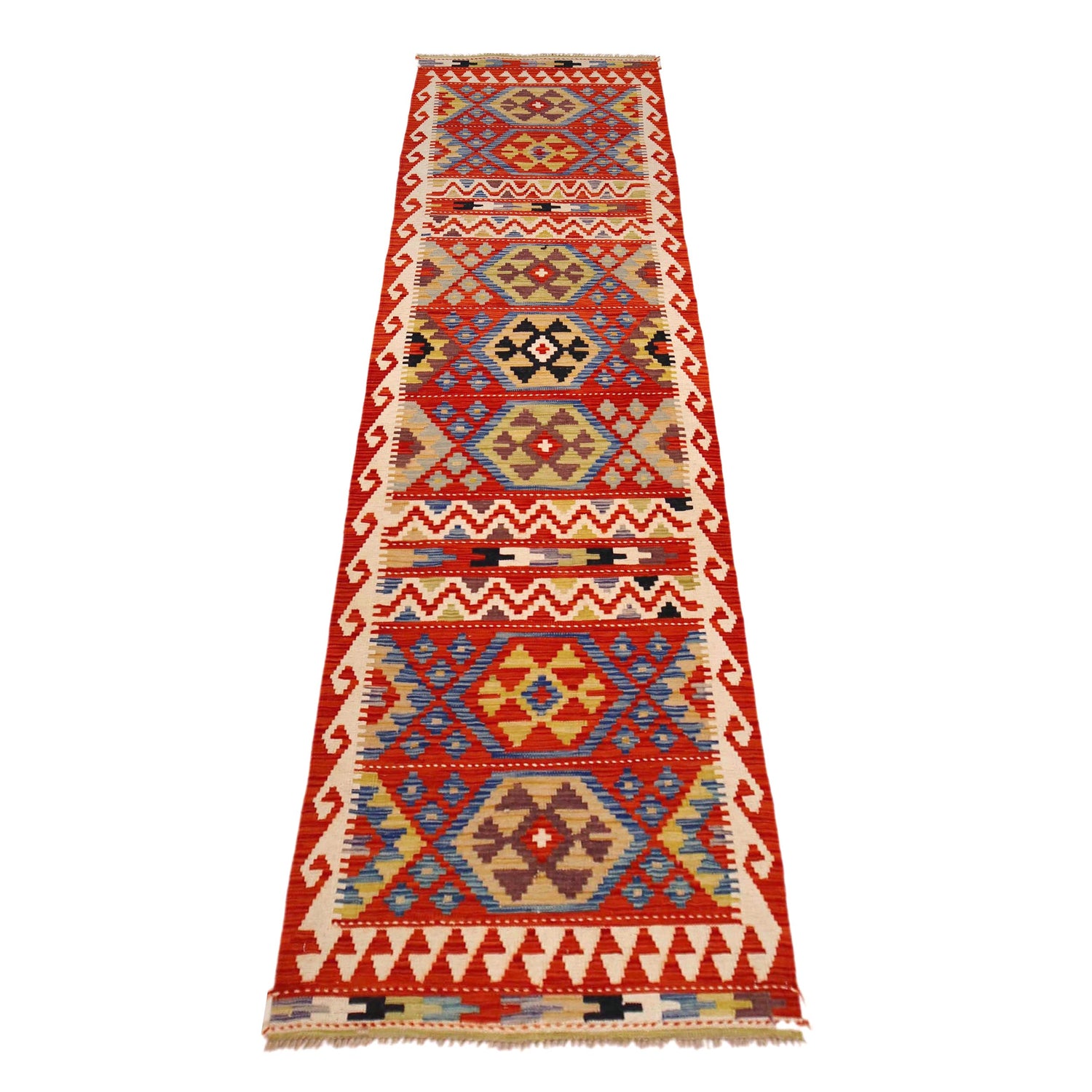 Vegetable Kelim Runner 2' 6" x 9' 8" (ft) - No. P36459