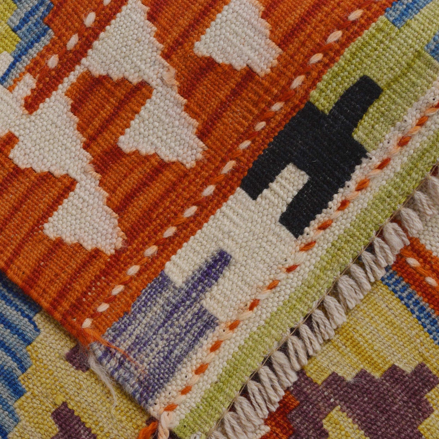 Vegetable Kelim Runner 2' 6" x 9' 8" (ft) - No. P36459