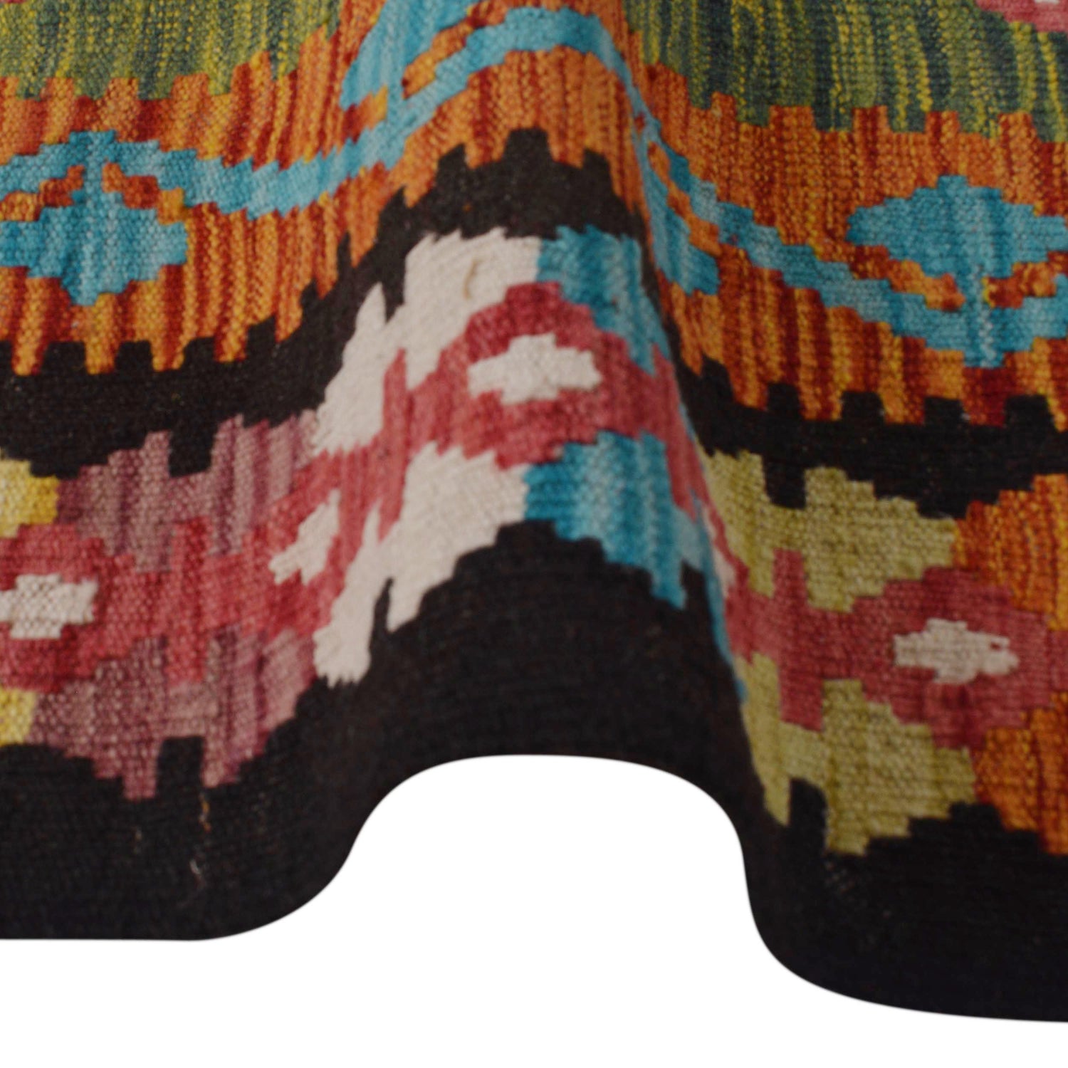 Handmade Vegetable Kelim 3' 3" x 5" 3" (ft) - No. P36461