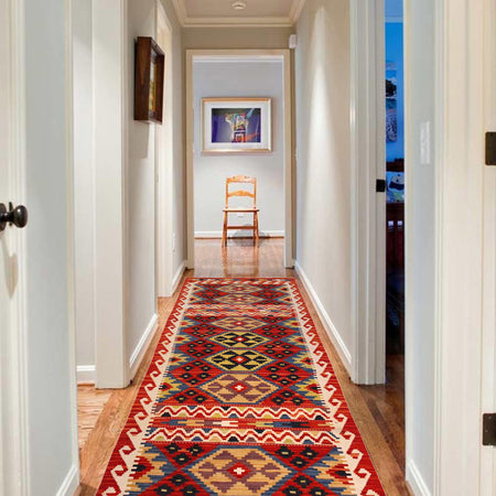 Vegetable Kilim Runner 2' 7" x 9' 8" (ft) - No. P36462