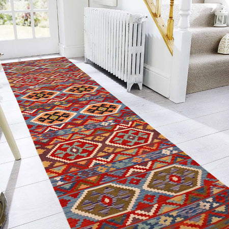 Vegetable Kilim Runner 2' 6" x 10' 0" (ft) - No. P36464