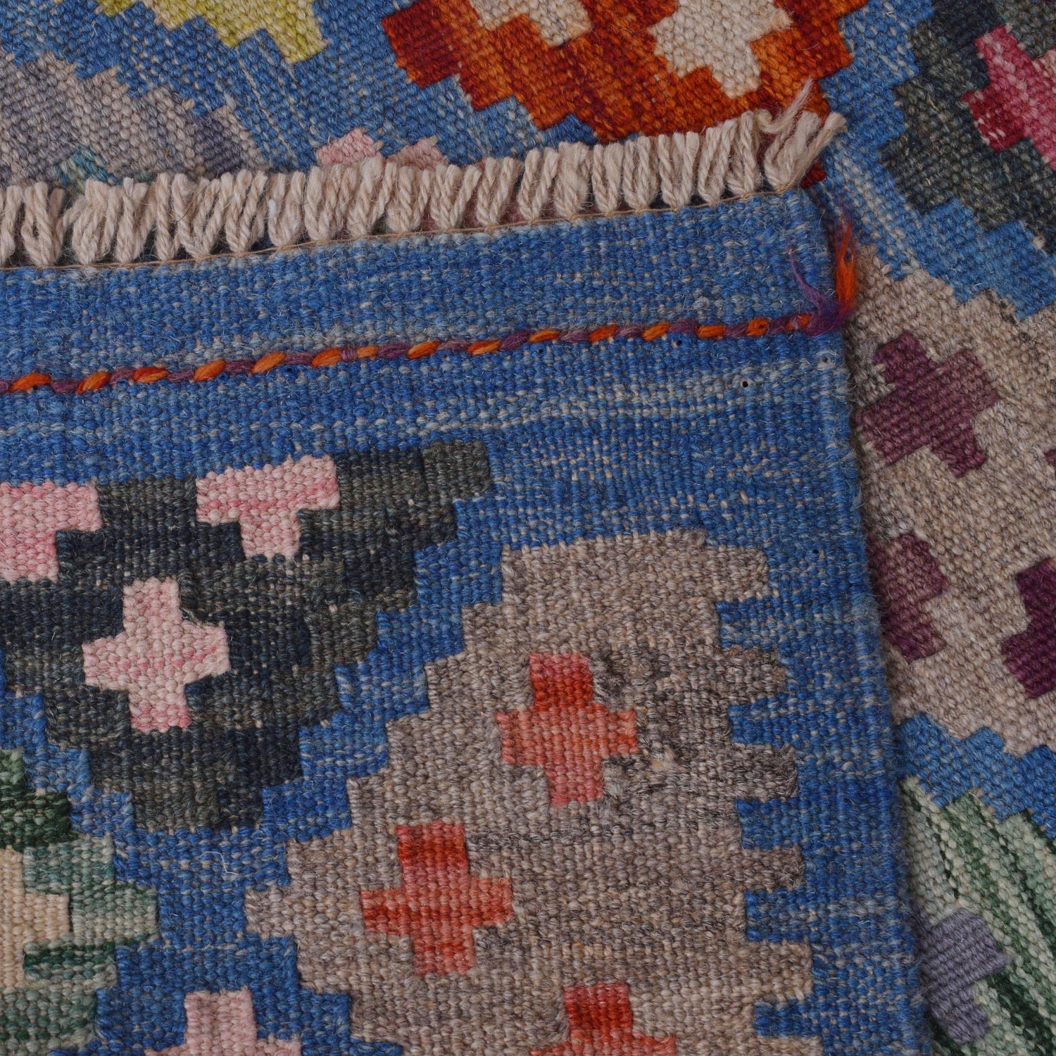 Vegetable Kelim Runner 2' 7" x 9' 8" (ft) - No. P36465