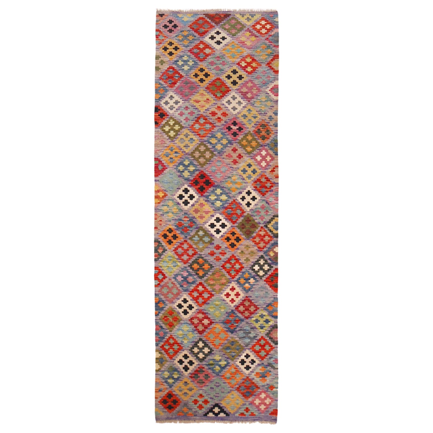 Vegetable Kilim Runner 2' 7" x 9' 2" (ft) - No. P36467