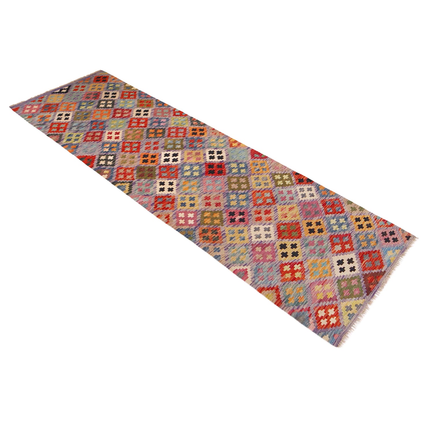Vegetable Kilim Runner 2' 7" x 9' 2" (ft) - No. P36467