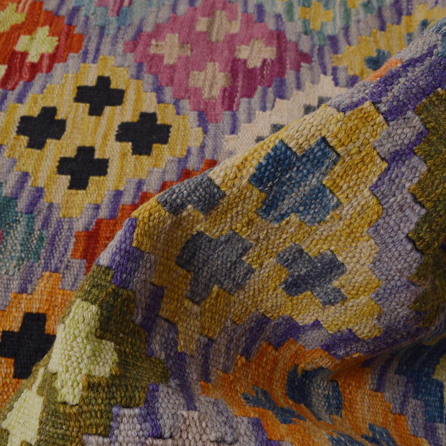 Vegetable Kilim Runner 2' 7" x 9' 2" (ft) - No. P36467