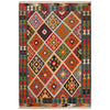 Handmade Vegetable Kilim 4' 1" x 5' 10" (ft) - No. P36469