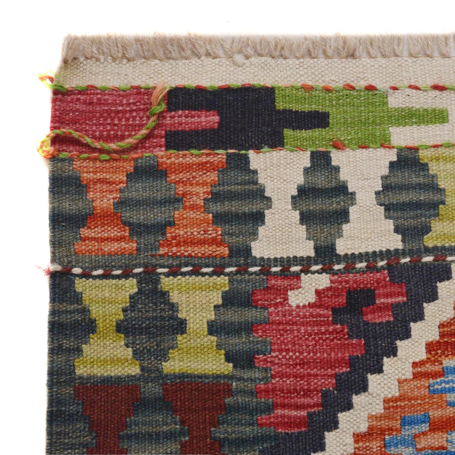 Handmade Vegetable Kilim 4' 1" x 5' 10" (ft) - No. P36469