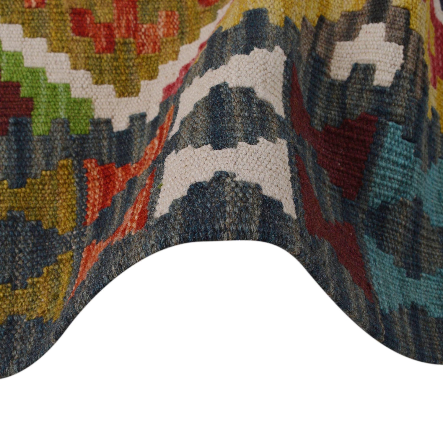 Handmade Vegetable Kilim 4' 1" x 5' 10" (ft) - No. P36469