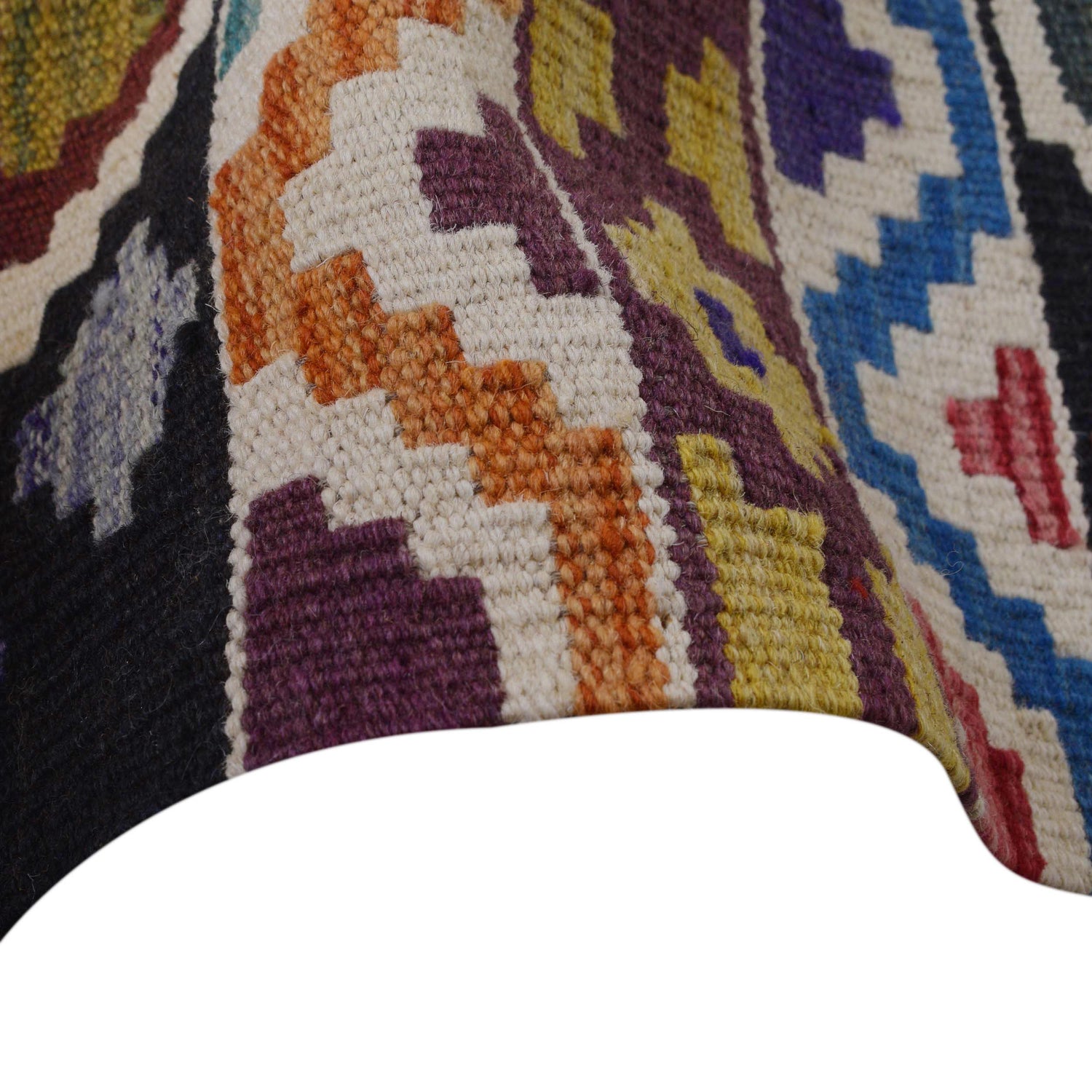 Handmade Vegetable Kilim 8' 1 x 11' 4 (ft) - No. P36471