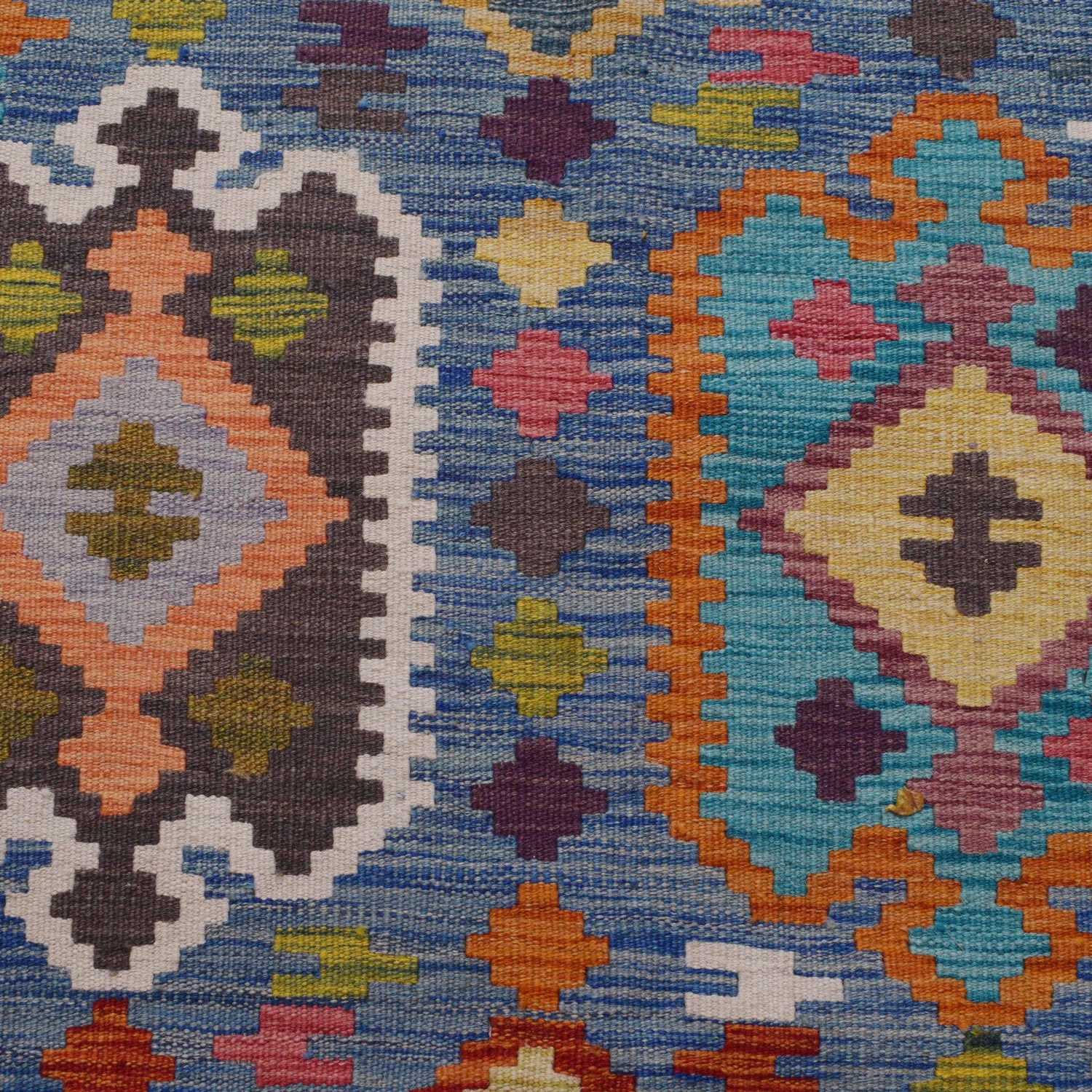 Handmade Vegetable Kelim 9' 11" x 13' 2" (ft) - No. P36481