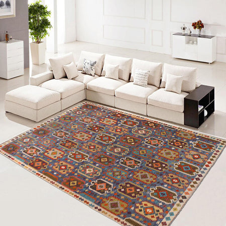 Handmade Vegetable Kelim 9' 11" x 13' 2" (ft) - No. P36481