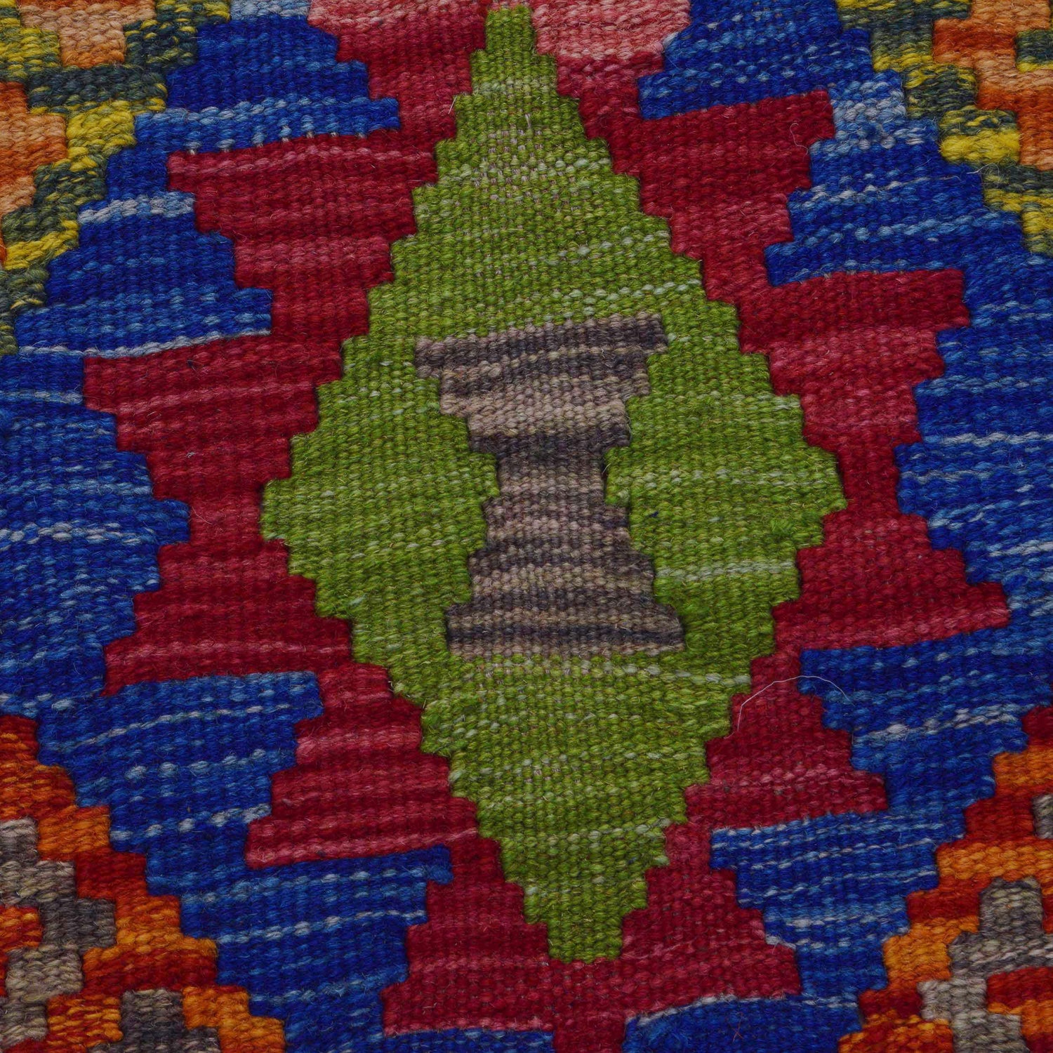 Handmade Vegetable Kelim 3' 7" x 5" 3" (ft) - No. P36483