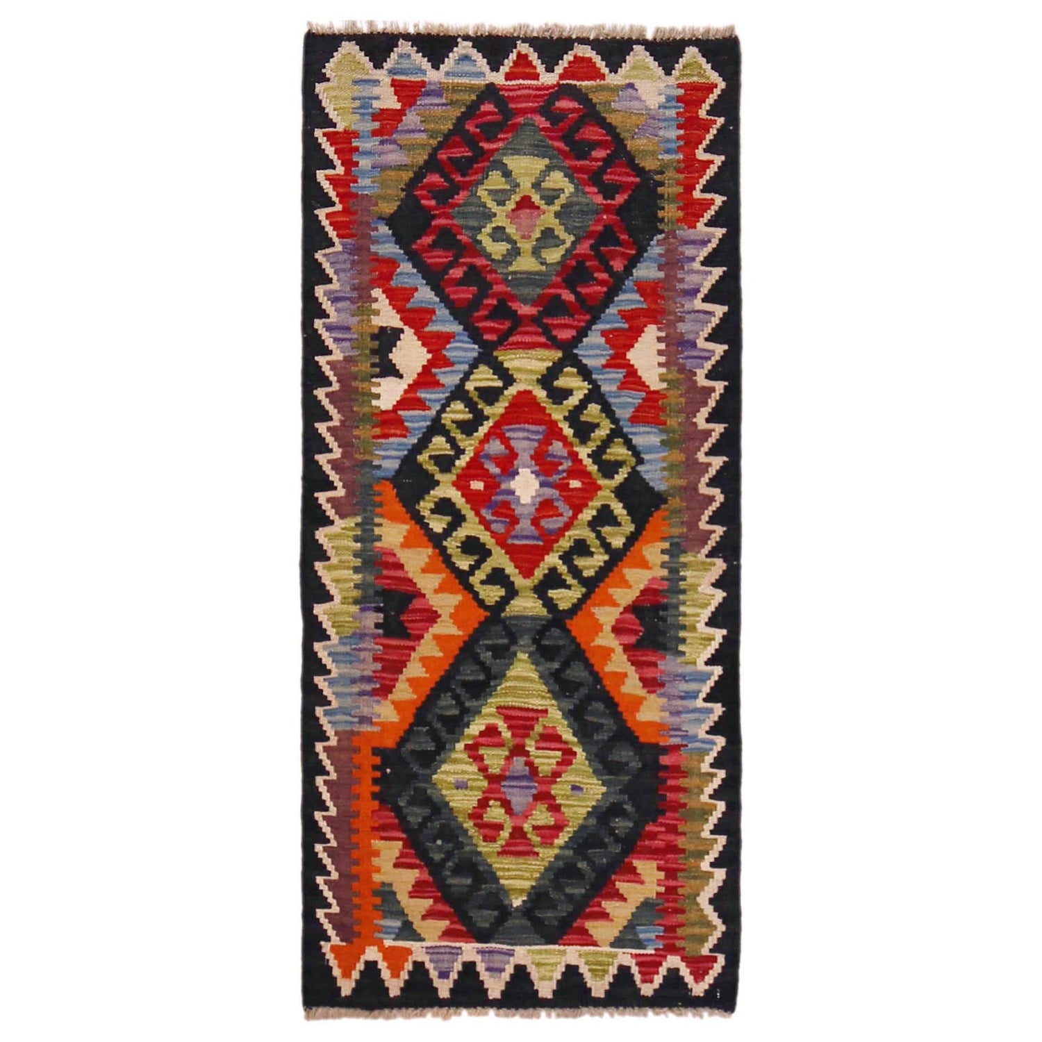 Vegetable Kilim Runner 2' 0" x 4' 9" (ft)- No. P36486