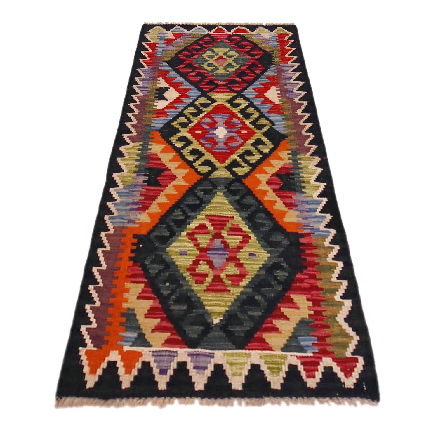 Vegetable Kilim Runner 2' 0" x 4' 9" (ft)- No. P36486